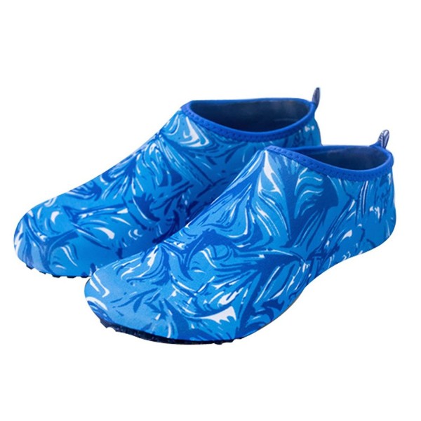 Unisex Barefoot Quick Dry Water Skin Shoes Beach Aqua Socks - Camo Blue ...