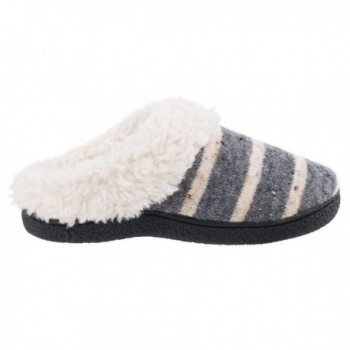 Isotoner Sweater Hoodback Slipper Heather