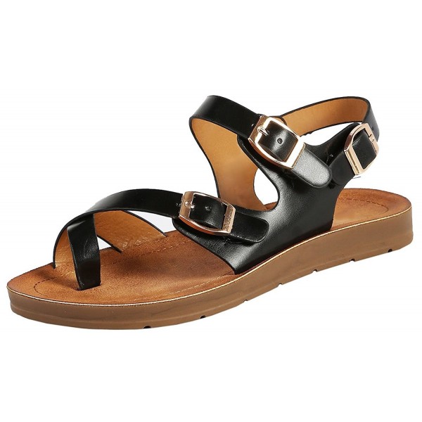 Bamboo Marmie 04S Womens Sandals Black