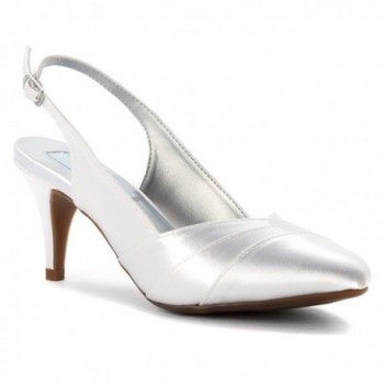 Dyeables Womens Poppy Slingback White