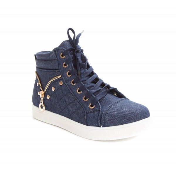 Soho Shoes Quilted Fashion Sneaker