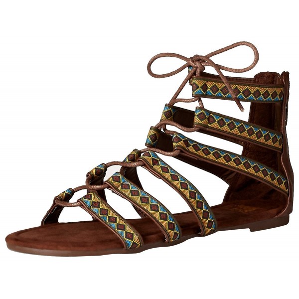 Luks Womens Jessica Sandal Brown