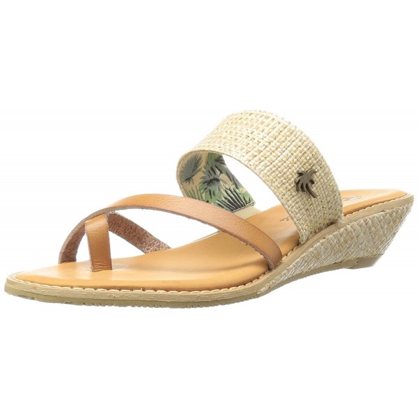 Margaritaville Womens Raffia Wedge Sandal