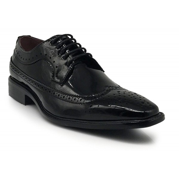 Enzo Romeo Wingtip Oxfords Perforated