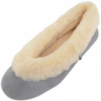 SNUGRUGS Elena Sheepskin Ballerina Slippers