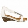 Patrizia Shimmer Womens White Sandal