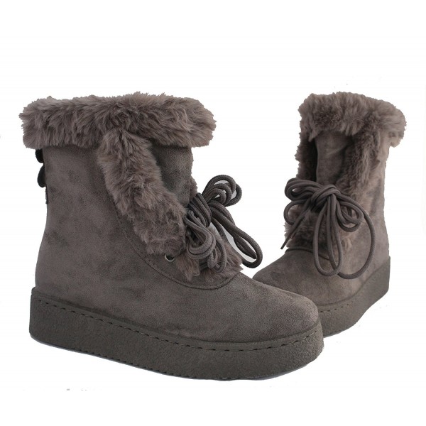 JSL Womens Lightweight Winter Suede