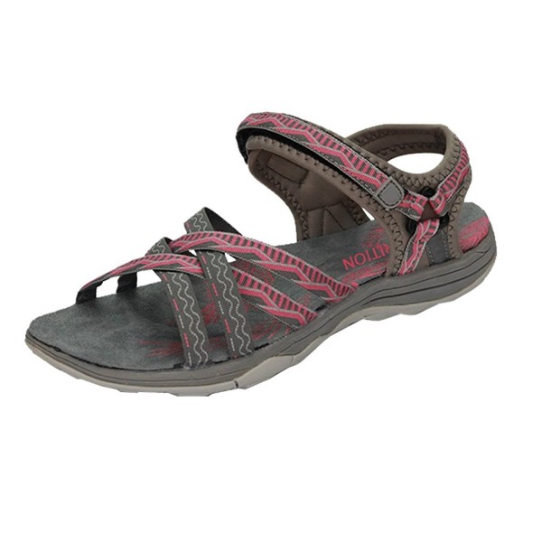 GRITION Sandals Outdoor Cross Tied Adjustable