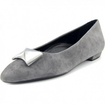 Vaneli Womens Gaenor Grey Suede