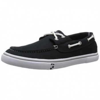 Nautica Mens Galley Black Canvas