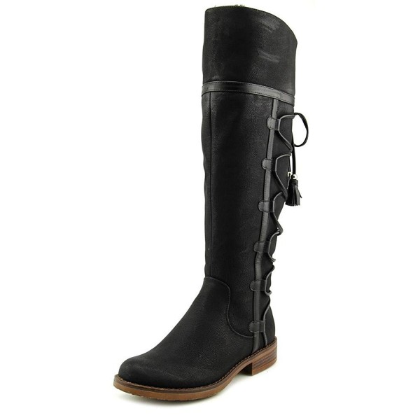 XOXO Womens Leather Closed Mid Calf