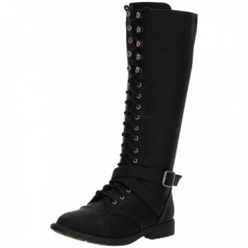 Topline Womens Devon Combat Black