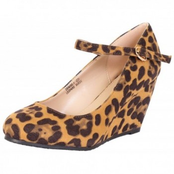 Bella Marie Denise 1 Wedges Leopard