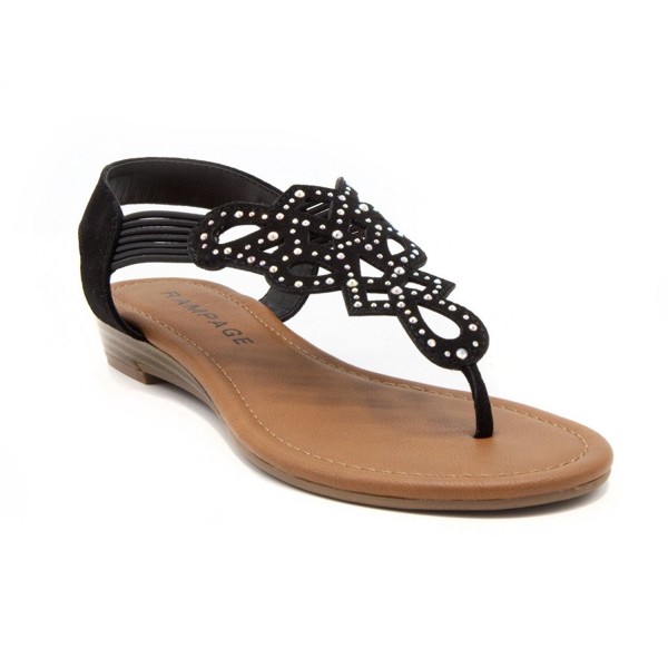 Rampage Womens Carinna Sandal Black