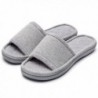 Womens Comfort Memory Slippers Anti Skid