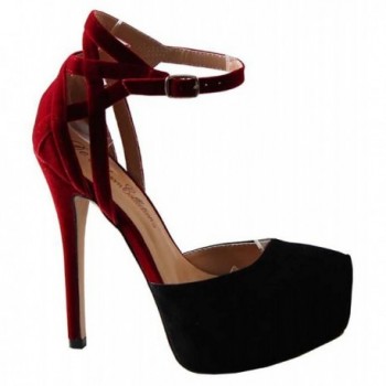 Blossom Womens Stiletto 2 Tone Closed