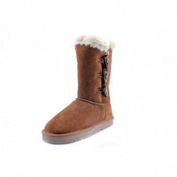 Style Co Womens Mid Calf Chestnut