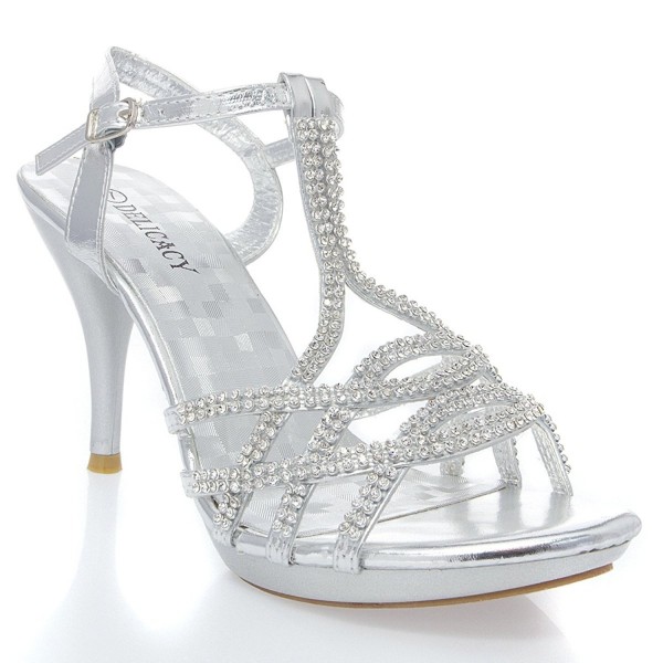 V Luxury 32 ESSENTIAL74 Rhinestone Strappy Stiletto