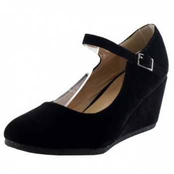 Forever Womens Patricia 05 Suede Black