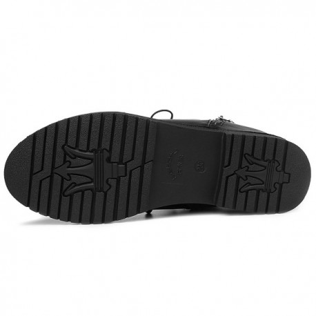 fur leather shoes