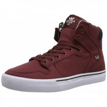 Supra Unisex Vaider Burgundy Sneaker