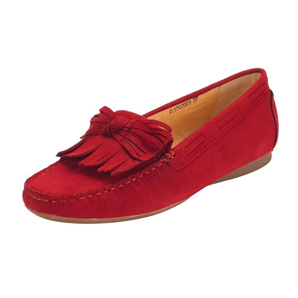 JENN ARDOR Tassel Suede Loafers