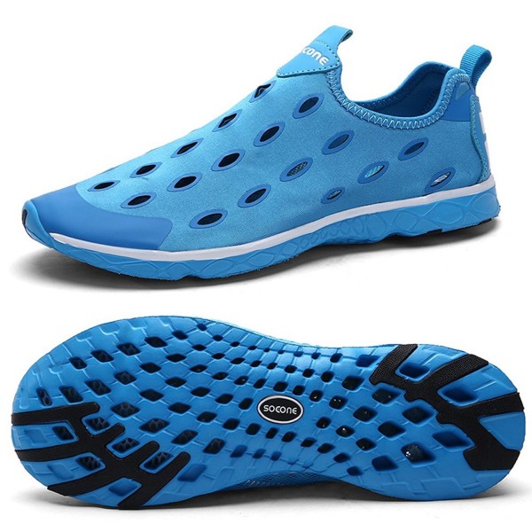 Women's Quick Drying Aqua Water Shoes Casual Walking Shoes - 9989 Blue ...