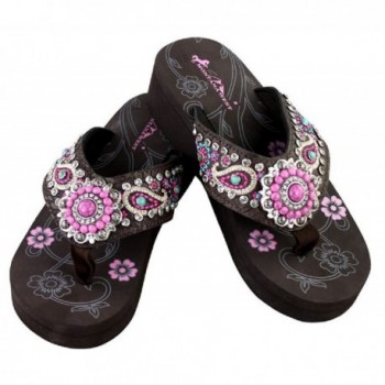 Montana West Embroidered Fashion Sandals