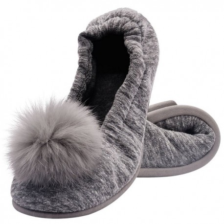 ladies ballerina slippers with rubber soles