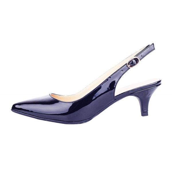 queenfoot Womens Pointed Slingback Comfort