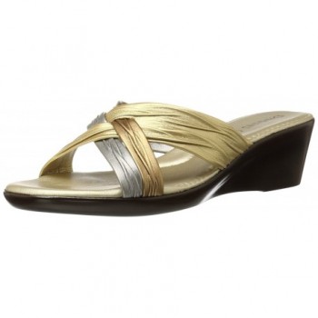 Italian Shoemakers Womens Sandal Metallic