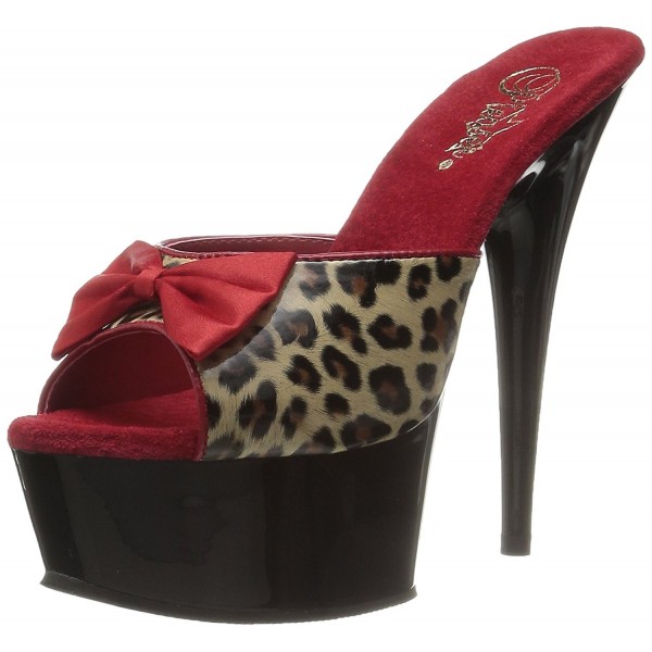 Pleaser Delight 6 Platform Leopard Polyurethane