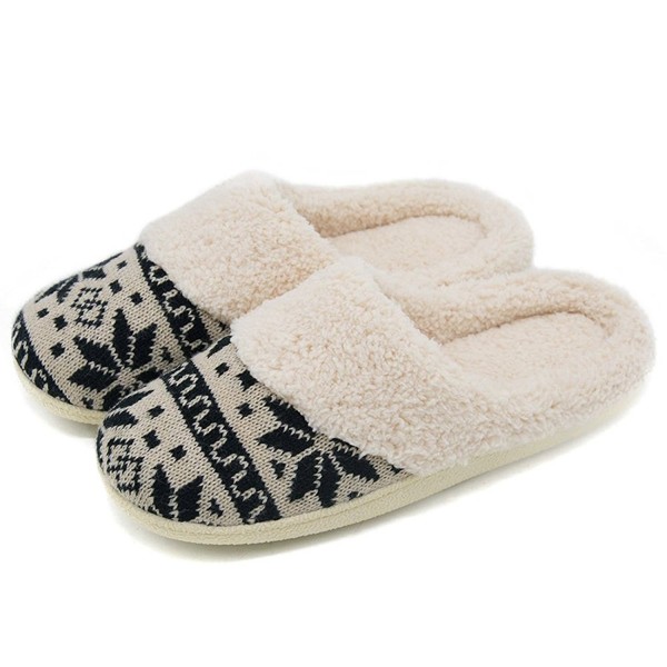 Womens Cashmere Knitted Slippers Outdoor