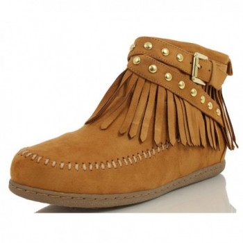 Soda Womens Dahlia Moccasin Booties