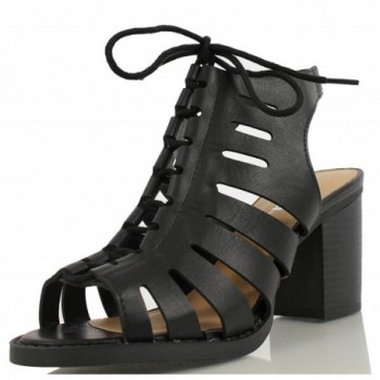 Soda Womens Strappy Slingback Stacked