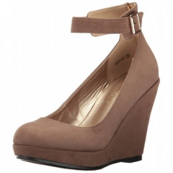 DREAM PAIRS Womens Ash 22 Wedge