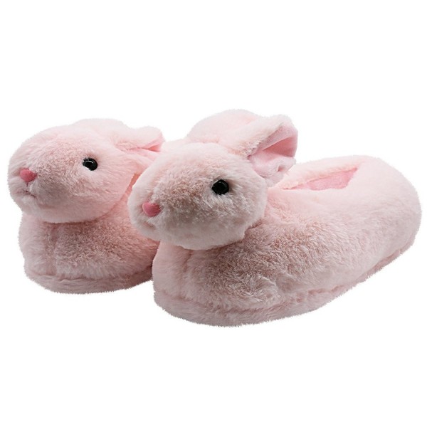 Women's Cute Pink Bunny Slippers - Pink - C7189IU2H4U