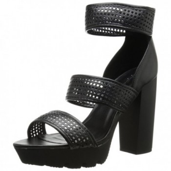 Qupid Womens Charli 10 Platform Sandal