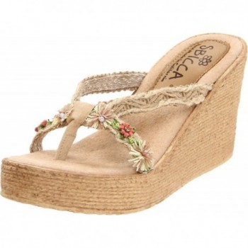 Sbicca Womens Wedge Sandal Natural