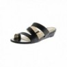 Relativity Polly Wedge Sandals Black