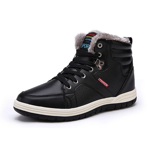 Colorxy Leather Non Slip Sneakers Fur Lining