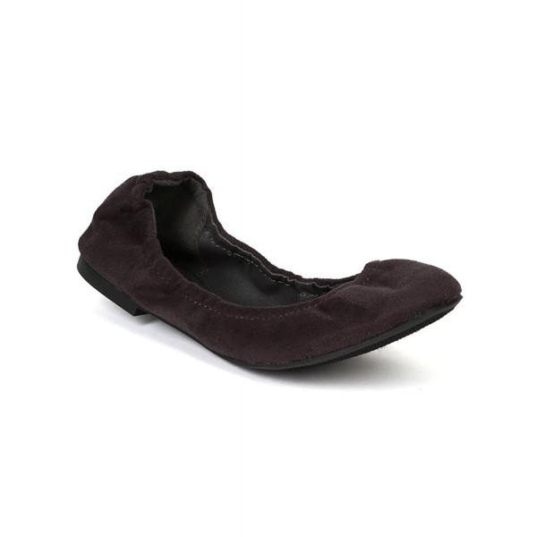 Breckelles Women Suede Slouchy Ballet