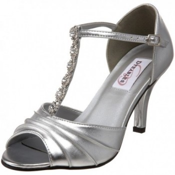 Dyeables Womens Makayla Sandal Silver