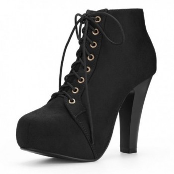 Allegra Womens Round Platform Booties