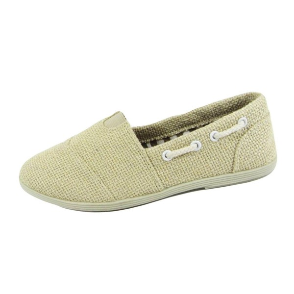 Soda Women Object Flats Shoes Burlap