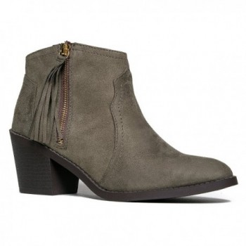 Low Western Ankle Bootie Leather