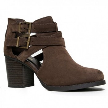 J Adams Scribe Booties Brown