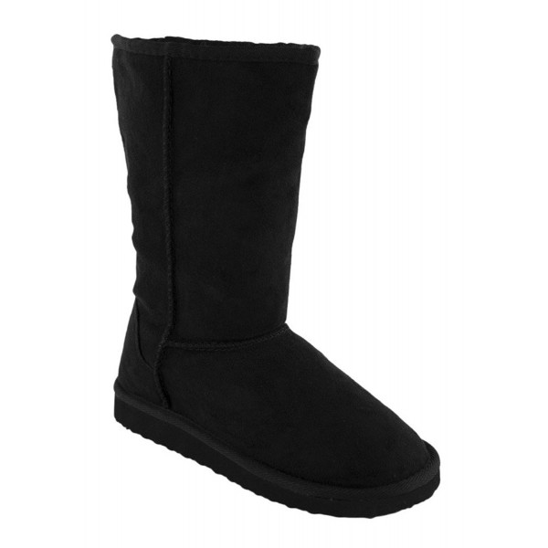 Soda Lustacious Mid Calf Shearling Interior