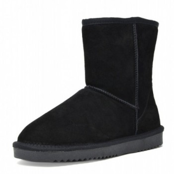 DREAM PAIRS Womens Shorty Sheepskin