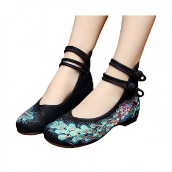 AvaCostume Peacock Embroidery Spangly Platform